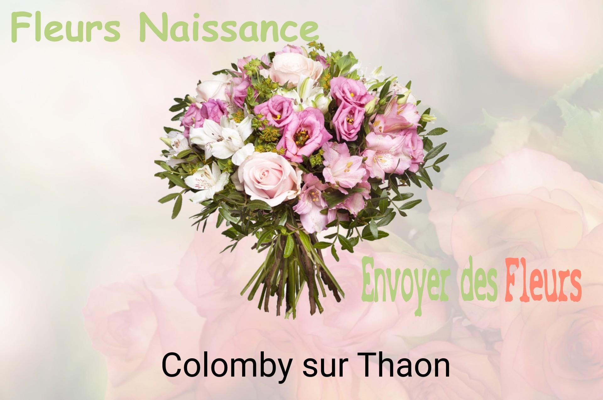 Bouquet de fleurs de naissance livré à Colomby-sur-Thaon